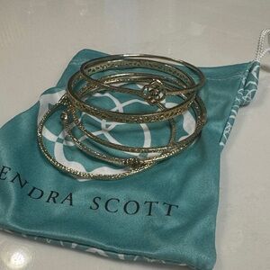 Kendra Scott Elegant Gold Bangle Set